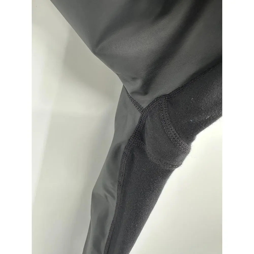 Athleta Womens‎ High Rise Gleam Tight Leggings Sz XS Black Faux Leather Ankle